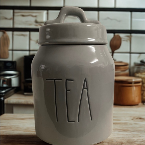 Rae Dunn Other - Rae Dunn Gray Tea Canister